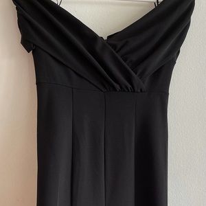 Guess Sexy Off The Shoulder Black Jumpsuit